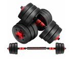 Verpeak Fitness Exercise Gym Adjustable Rubber Dumbbells 20kg
