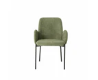 Raimon Furniture Set Of 2 Riley Knit Fabric Modern Kitchen Dining Chair - Sage