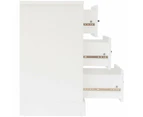 Liberty Modern Wooden Chest Of 6-sDrawers Dresser Storage Cabinet - White