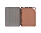 Devia Shockproof Stand Case for Apple iPad 2018 Brown - Apple Pencil slot