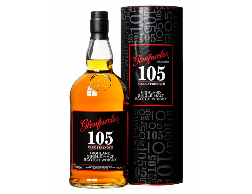 Glenfarclas 105 Cask Strength Highland Single Malt Scotch Whisky 1l