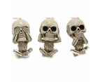 Vibe Geeks Cute Skull Air Freshener Vent Clip Décor Aromatherapy Resin Car Perfume Diffuser