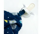 i.Play |  Blankie Teether made from Organic Cotton - 3months+ - Blue Owl