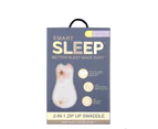 Living Textiles | Smart Sleep Zip Up Swaddle 0-3mths 0.2TOG - Noah