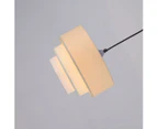 Dawson 1LT Hanging Pendant Lamp Fabric Shade - Off White