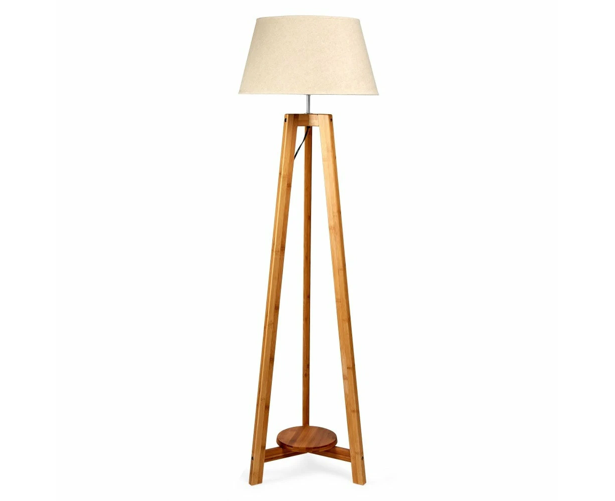 New Oriental Diogo Classic Tripod Floor Lamp - Natural