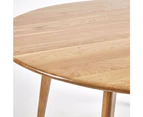 6IXTY Convair Scandinavian Oak Round Dining Table - 130cm