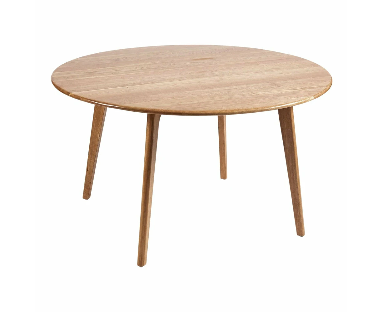 6IXTY Convair Scandinavian Oak Round Dining Table - 110cm