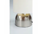 Freya Touch Table Desk Lamp Chrome Base - White Shade