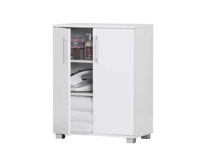 Murray 2-Door Multi-Purpose Cupboard Lowboy Storage Cabinet - White - White