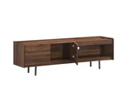 Lazlo Modern Scandinavian TV Stand Entertainment Unit - Walnut - Walnut