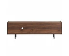 Lazlo Modern Scandinavian TV Stand Entertainment Unit - Walnut - Walnut