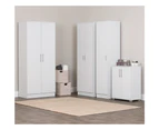 Murray 2-Door Multi-Purpose Cupboard Lowboy Storage Cabinet - White - White