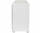 Baggio Buffet Sideboard TV Stand Storage Cabinet Cupboard - High Gloss White
