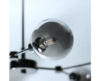 Ellison 6 Lights Modern Elegant Pendant Lamp Ceiling Light - Black Chrome
