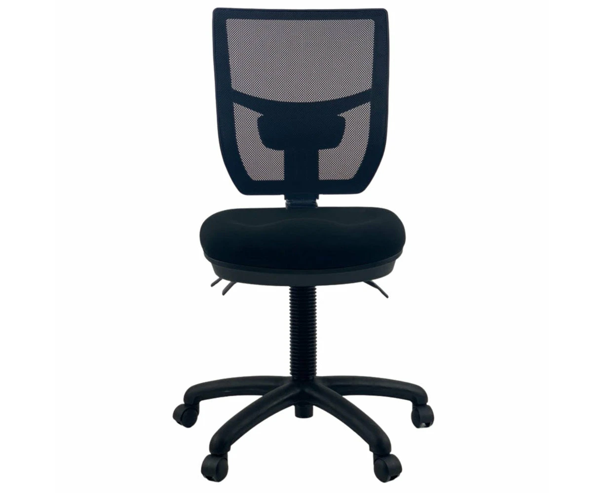 UNIX EISTEIN AFRDI Medium Back Handwheel Adjustable School Office Computer Chair - Black