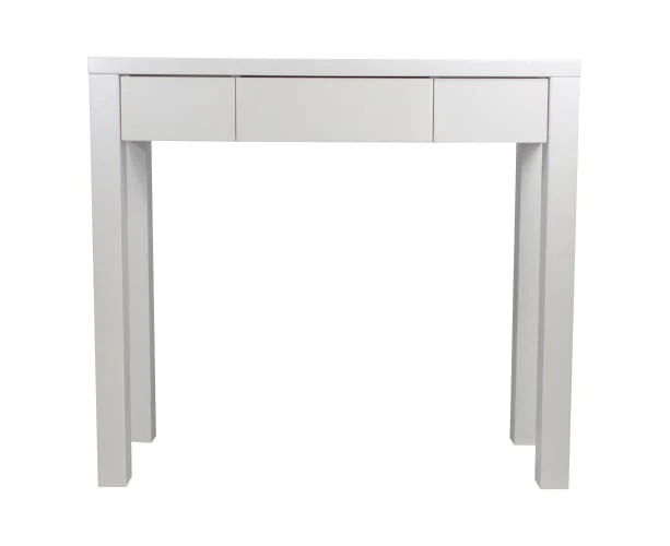 Karen Rectangular Wooden Hall Console Table - High Gloss White