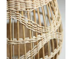 Tana Bamboo Rattan Pendant Lamp Light Cream Natural Large