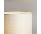 Estelle Classic Poittery Wheel Ceramic Table Lamp Light White