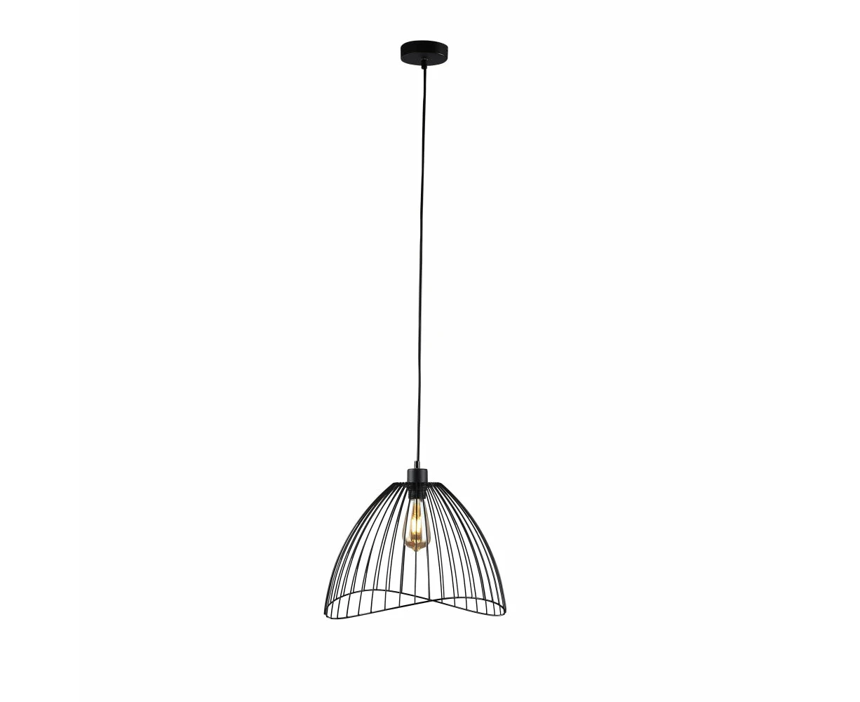 Gale Modern Metal Pendant Lamp Light Black