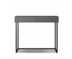 Greyson Modern Hallway Console Hall Table W/ 2-Drawers - Walnut/Grey