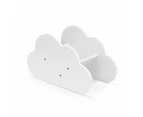 Liam Kids Furniture Cloud Design Book Caddy Display Cabinet - White