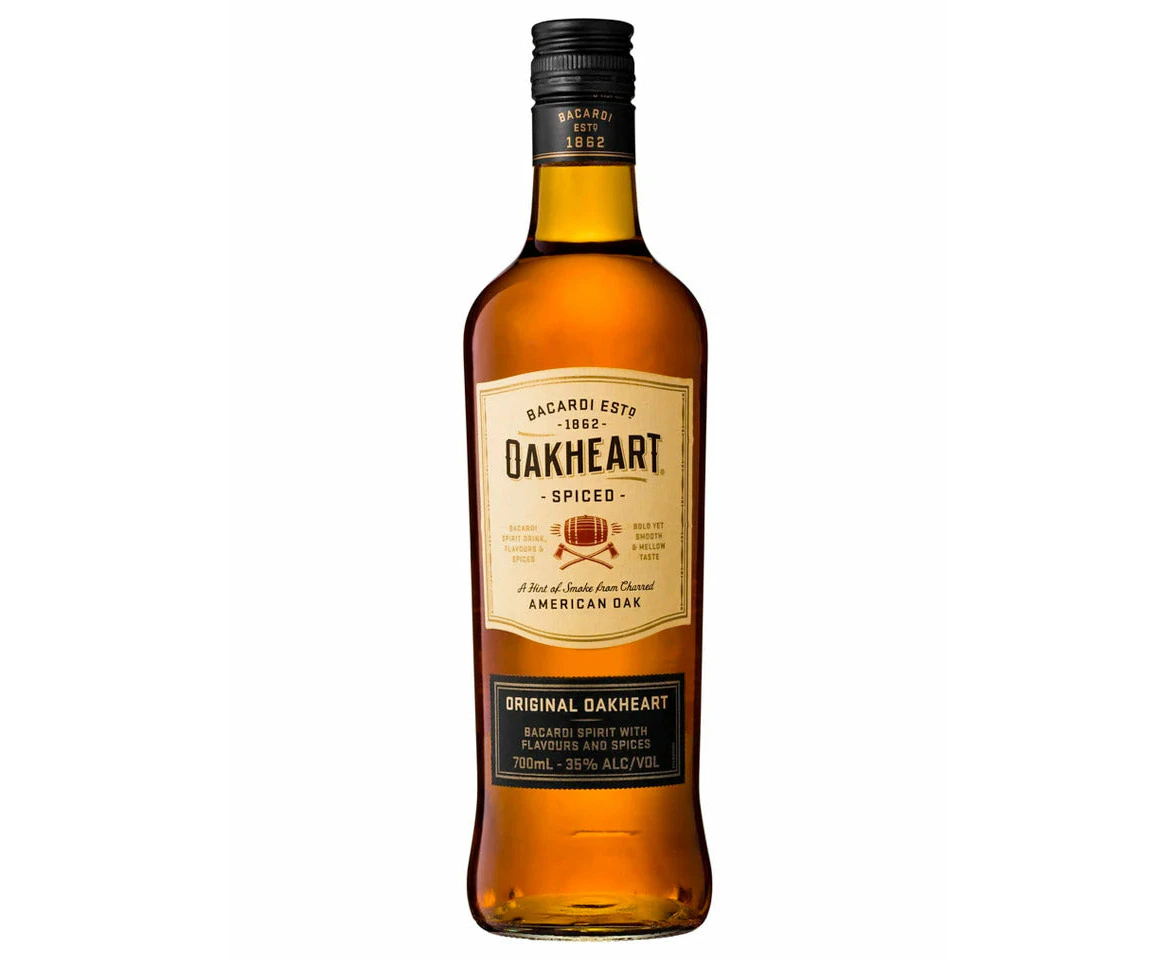 Bacardi Oakheart Spiced Rum 750ml