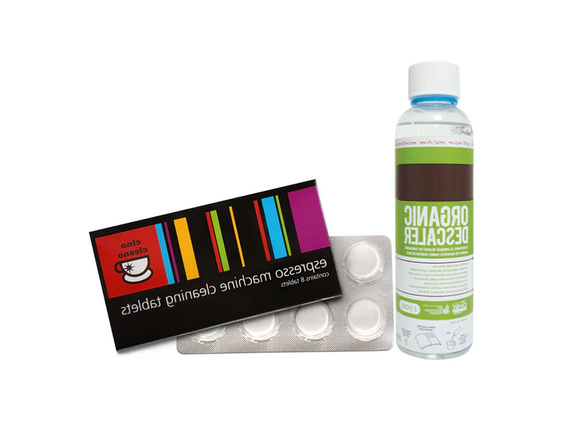 Coffee Machine Cleaner Set - Tablet and Liquid