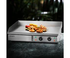 Devanti Commercial Electric Griddle 73cm BBQ Grill Plate 4400W