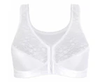 Exquisite Form Front Close Wireless Lace Posture Bra in Time