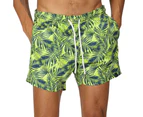 Regatta Mens Loras Palm Print Swim Shorts (Sharp Green) - RG8736