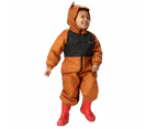 Regatta Childrens/Kids Mudplay III Bear Waterproof Puddle Suit (Copper Almond/Black) - RG8885