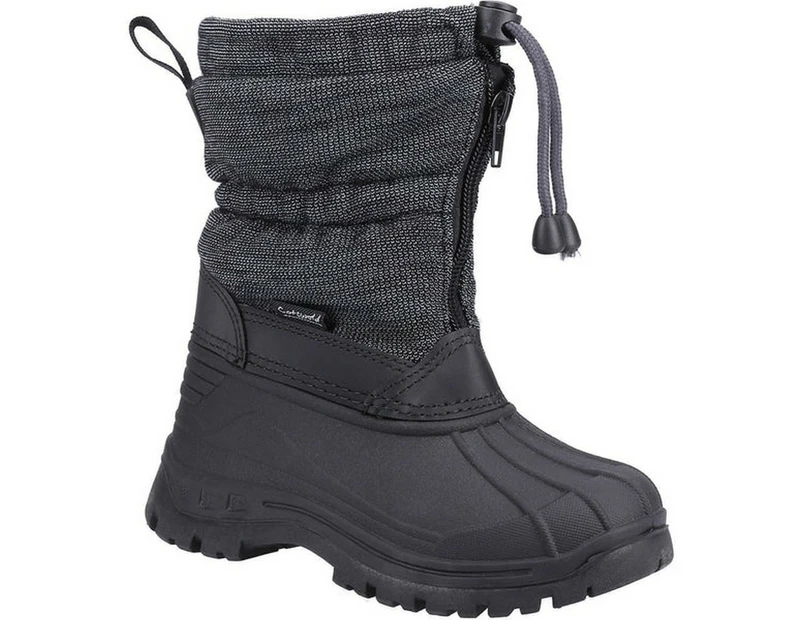 Cotswold Childrens/Kids Bathford Wellington Boots (Grey/Black) - FS10177