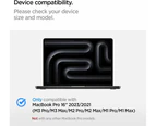 SPIGEN Apple MacBook Pro 16-inch Case, 2021 2023 M1 M2 M3 Genuine SPIGEN Thin Fit Hard Slim Cover for Apple - Clear