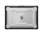 SPIGEN Apple MacBook Pro 14-inch Case, 2021 2023 M1 M2 M3 Genuine Rugged Armor Bumper Clear Case for Apple - Black