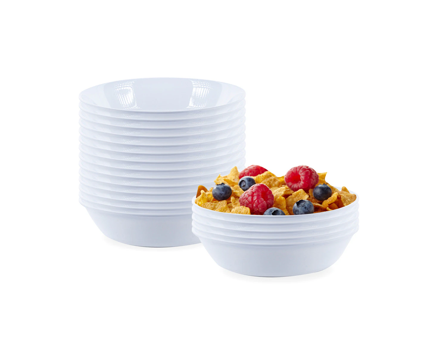 Home Master 48PCE Melamine Bowls Lightweight Durable 20cm