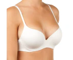 Lovable Sexy and Seamless Moulded Contour Bra LLSG146B White