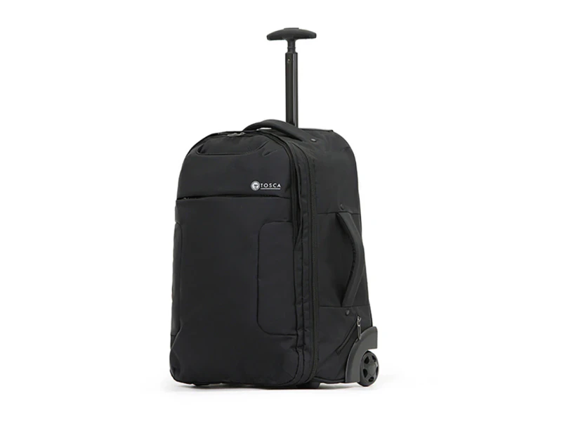 Tosca So-Lite 3.0 Trolley Wheel Bag/Backpack Hybrid Holiday/Travel Bag - Black