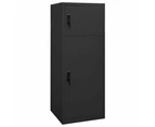 vidaXL Saddle Cabinet Anthracite 53x53x140 cm Steel