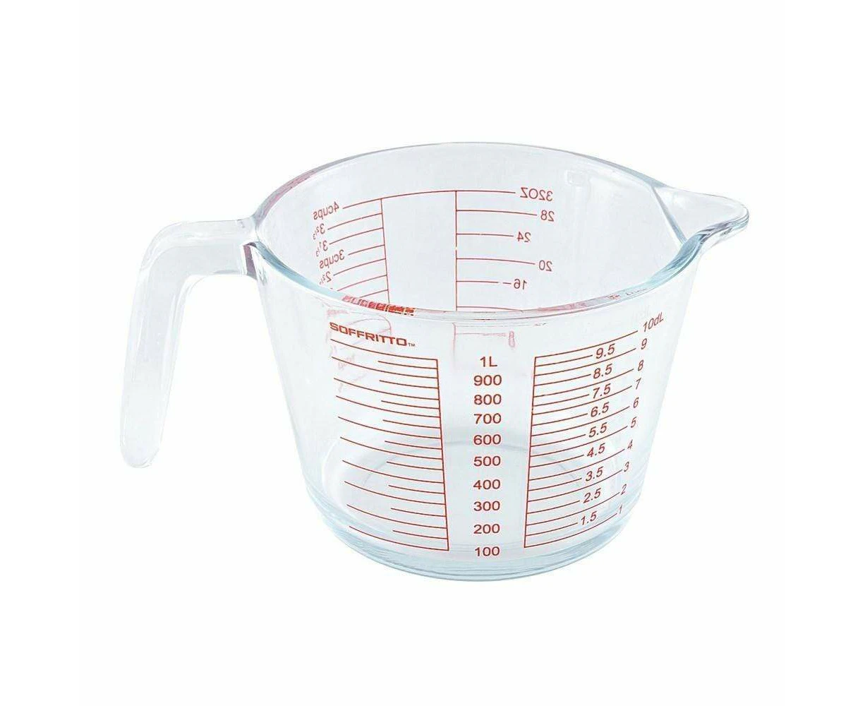 Soffritto Pure Glass Measuring Jug 1L