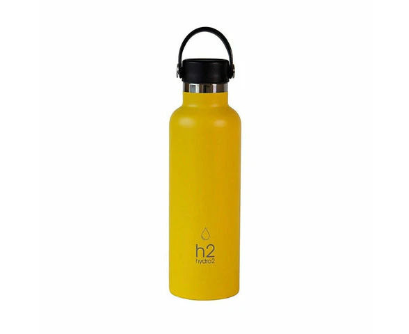 h2 hydro2 Flash Classic Water Bottle 750ml - Yellow