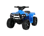 Rigo Kids Ride On Car ATV Quad Motorbike 4 Wheeler Electric Toys Battery Blue