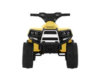 Rigo Kids Ride On Car ATV Quad Motorbike 4 Wheeler Electric Toys Battery Yellow