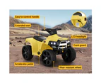 Rigo Kids Ride On Car ATV Quad Motorbike 4 Wheeler Electric Toys Battery Yellow