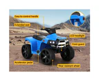 Rigo Kids Ride On Car ATV Quad Motorbike 4 Wheeler Electric Toys Battery Blue