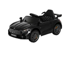 Kids Electric Ride On Car Mercedes-Benz AMG GTR Licensed Toy Cars Remote Black