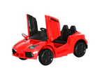 Rigo Kids Electric Ride On Car Ferrari-Inspired Toy Cars Remote 12V Red