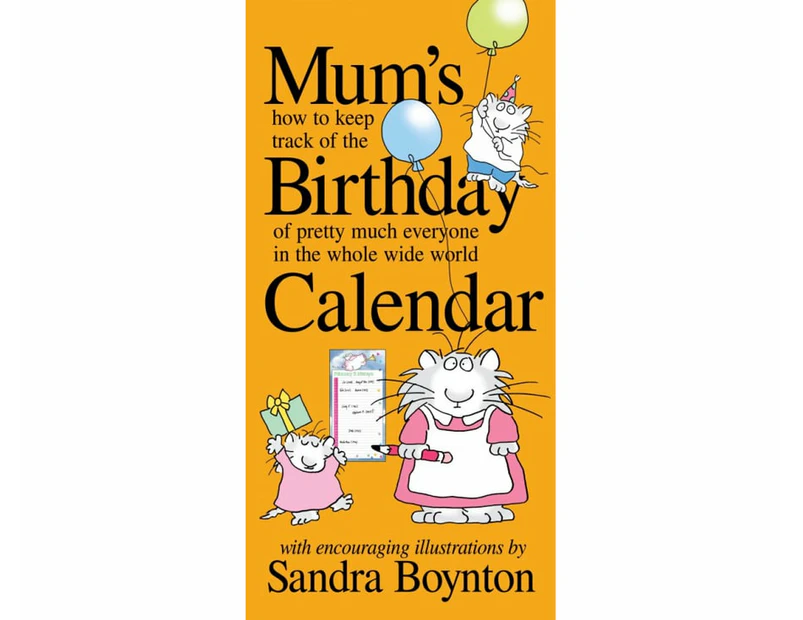 Mum's Birthday Perpetual - Wall Calendar