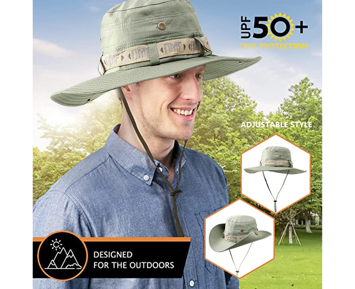 Sun Hat For Lmell Men Women. Upf50+ Fishing Hat. Sun Protection Bucket Hats  Wide Brim 