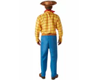 Disney Pixar Woody Deluxe Adults Dress Up Cowboy Party Costume - Multicoloured